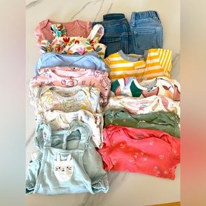 Assorted 16 Piece 2 years old baby girl clothes